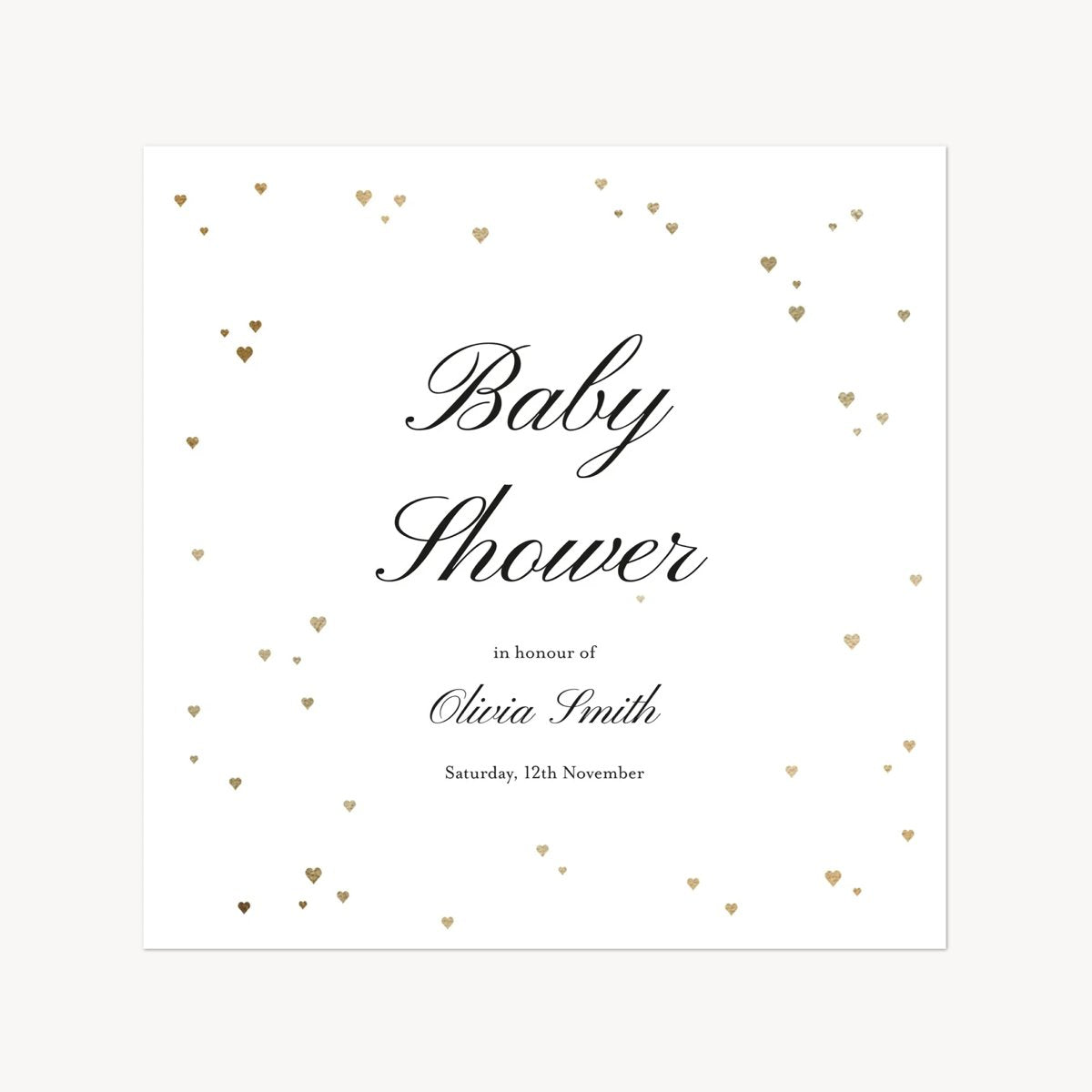 Baby shower invitasjoner