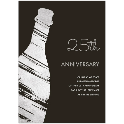 25th Wedding Anniversary Invitations