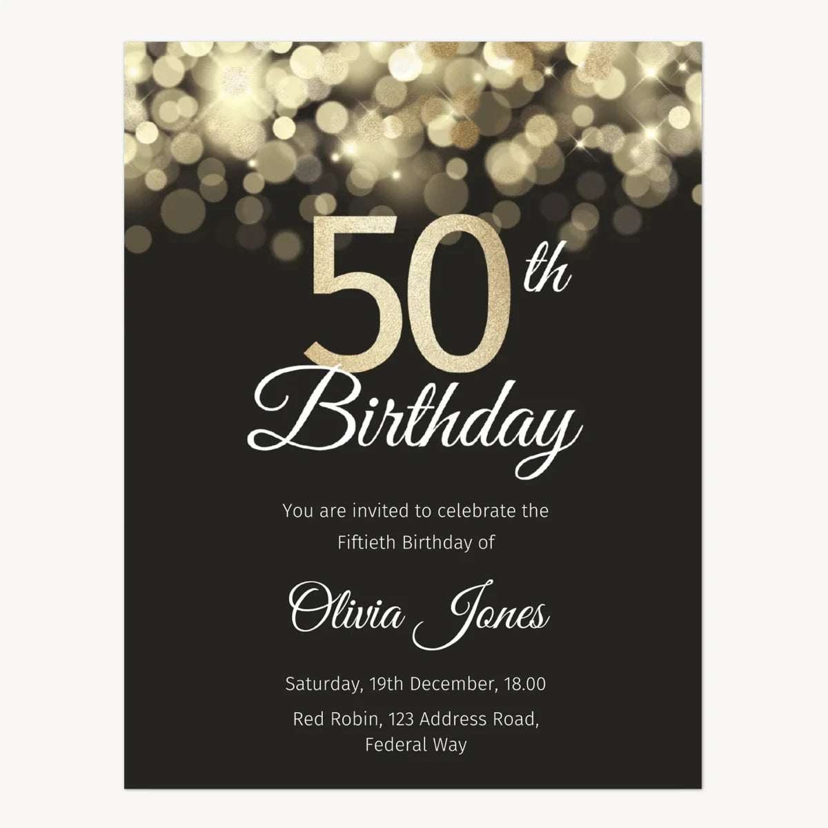 Invitations d'anniversaire