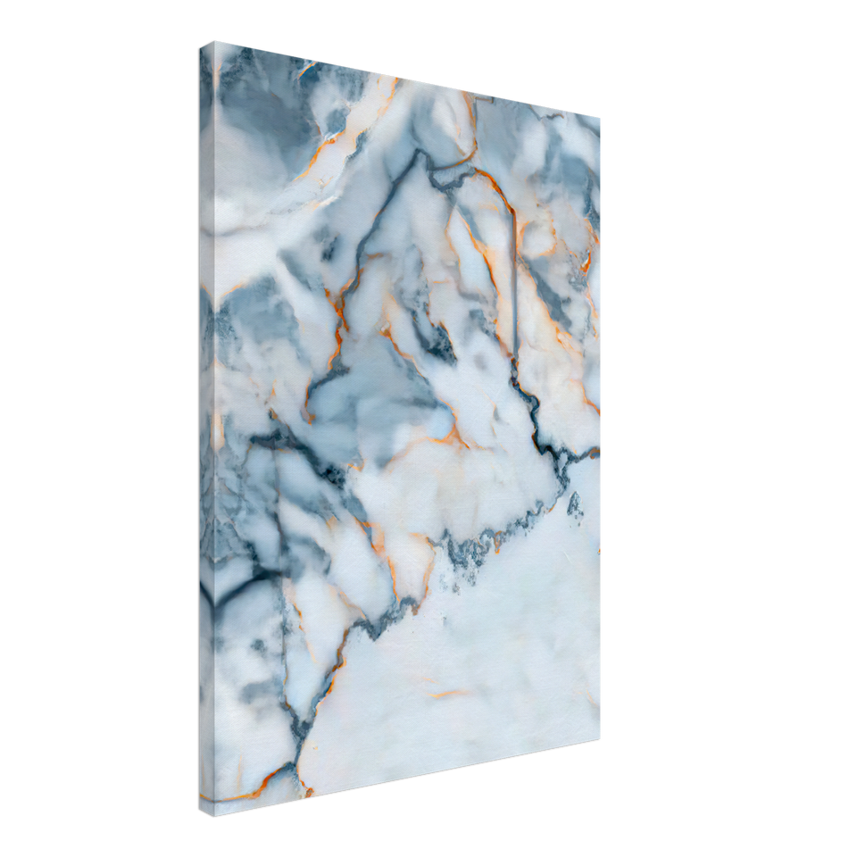 Maine Marble Map Canvas