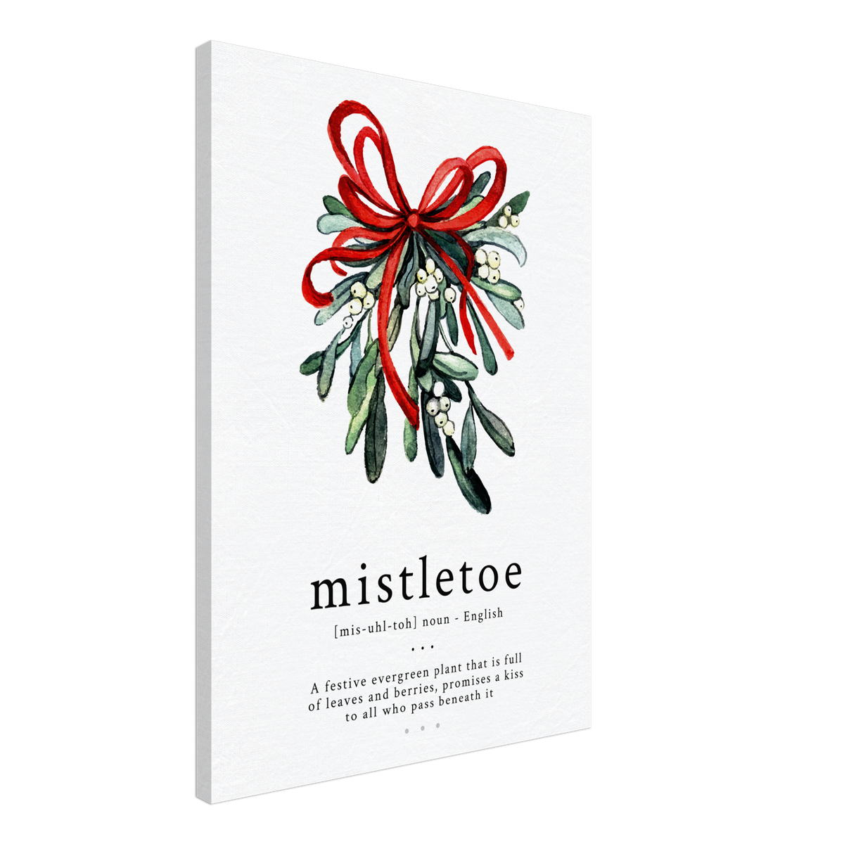 Mistletoe Definition Canvas