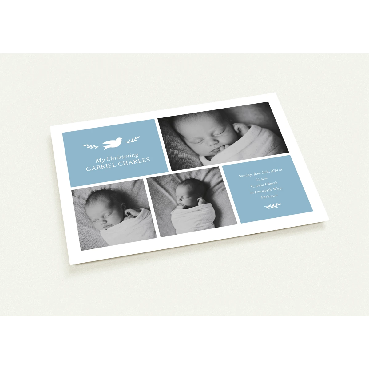 Boy Christening Invitations