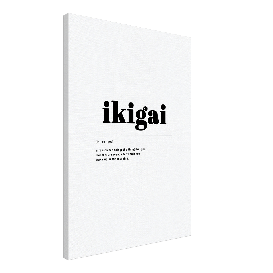 Ikigai 1 Segeltuch