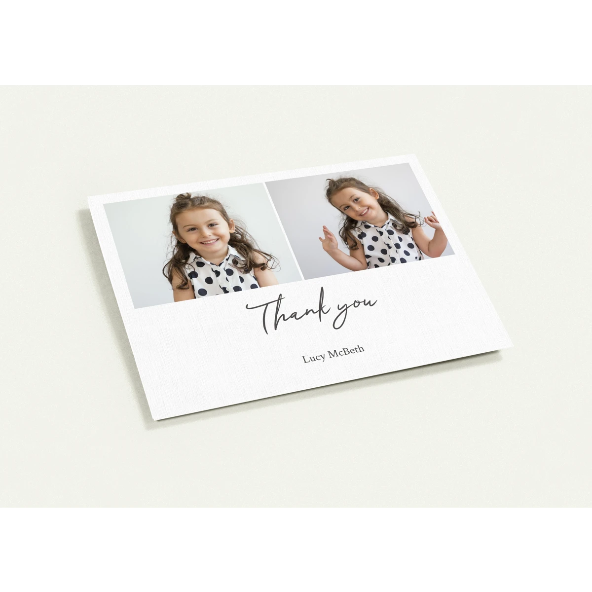 Communion Thank You Cards Girl