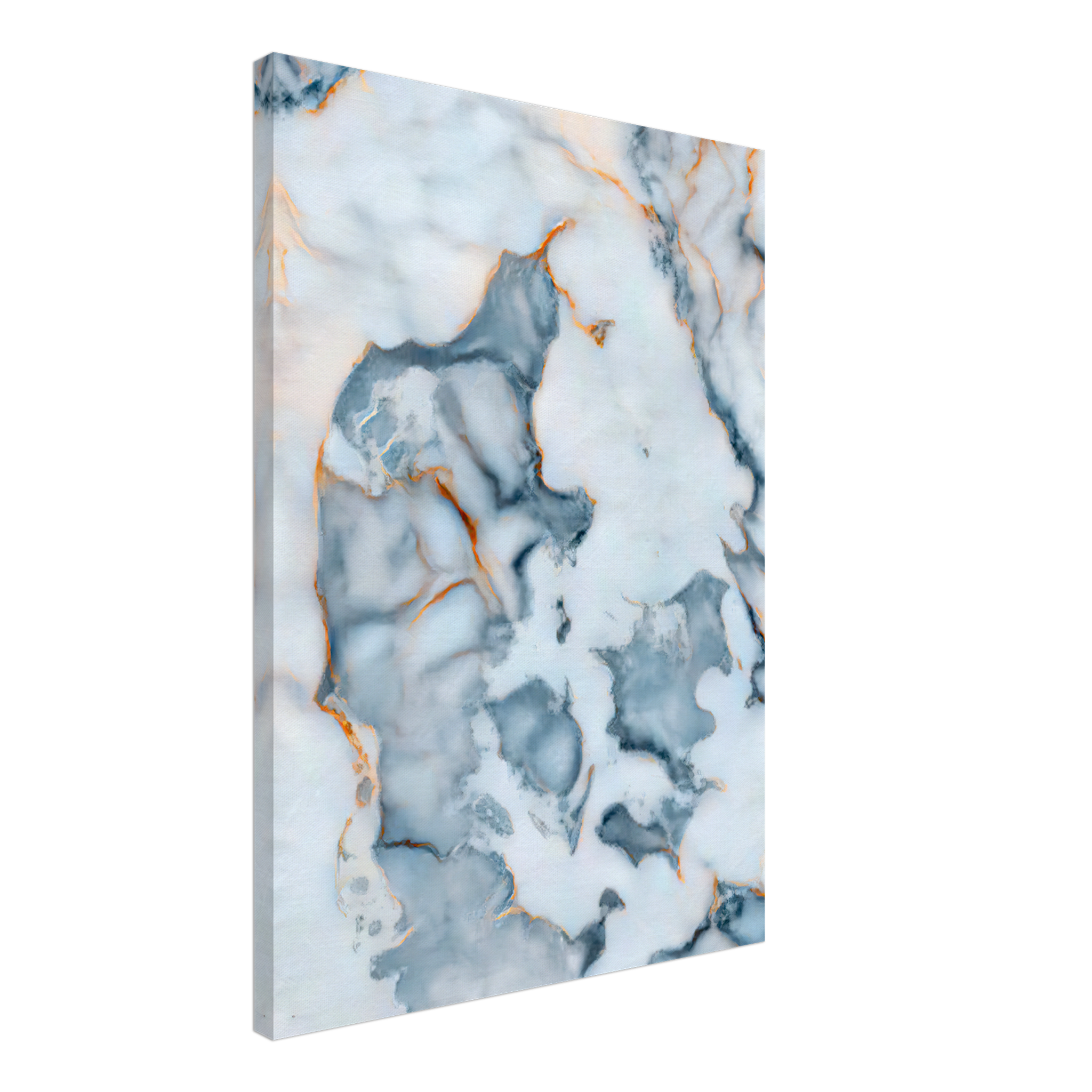 Denmark Marble Map Canvas