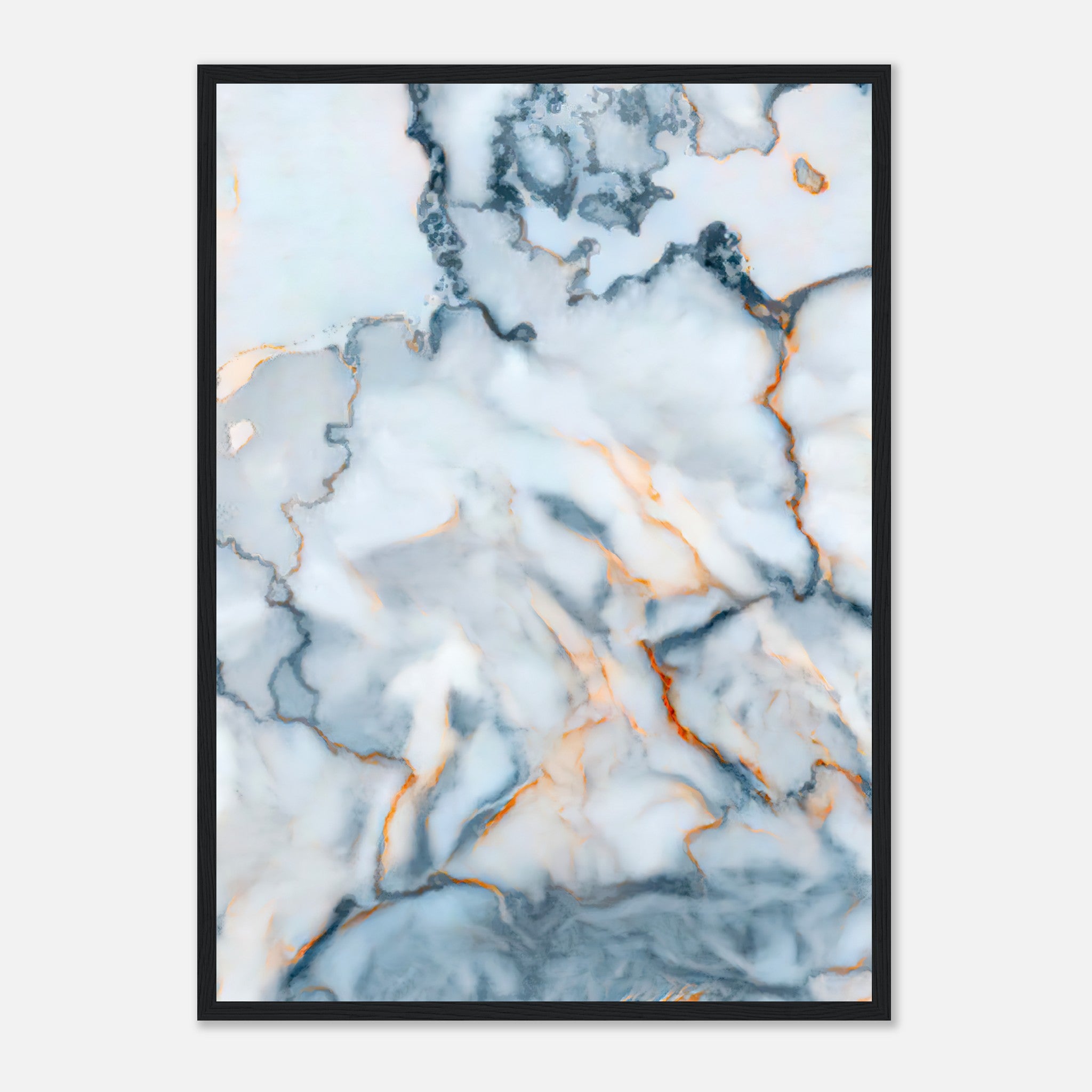 Germany Marble Map Poster