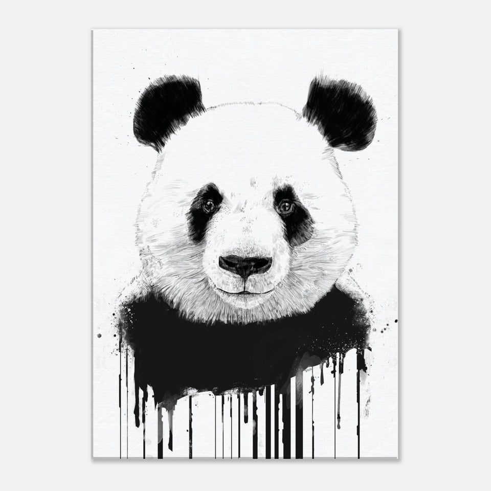 Graffiti-Panda-Leinwand