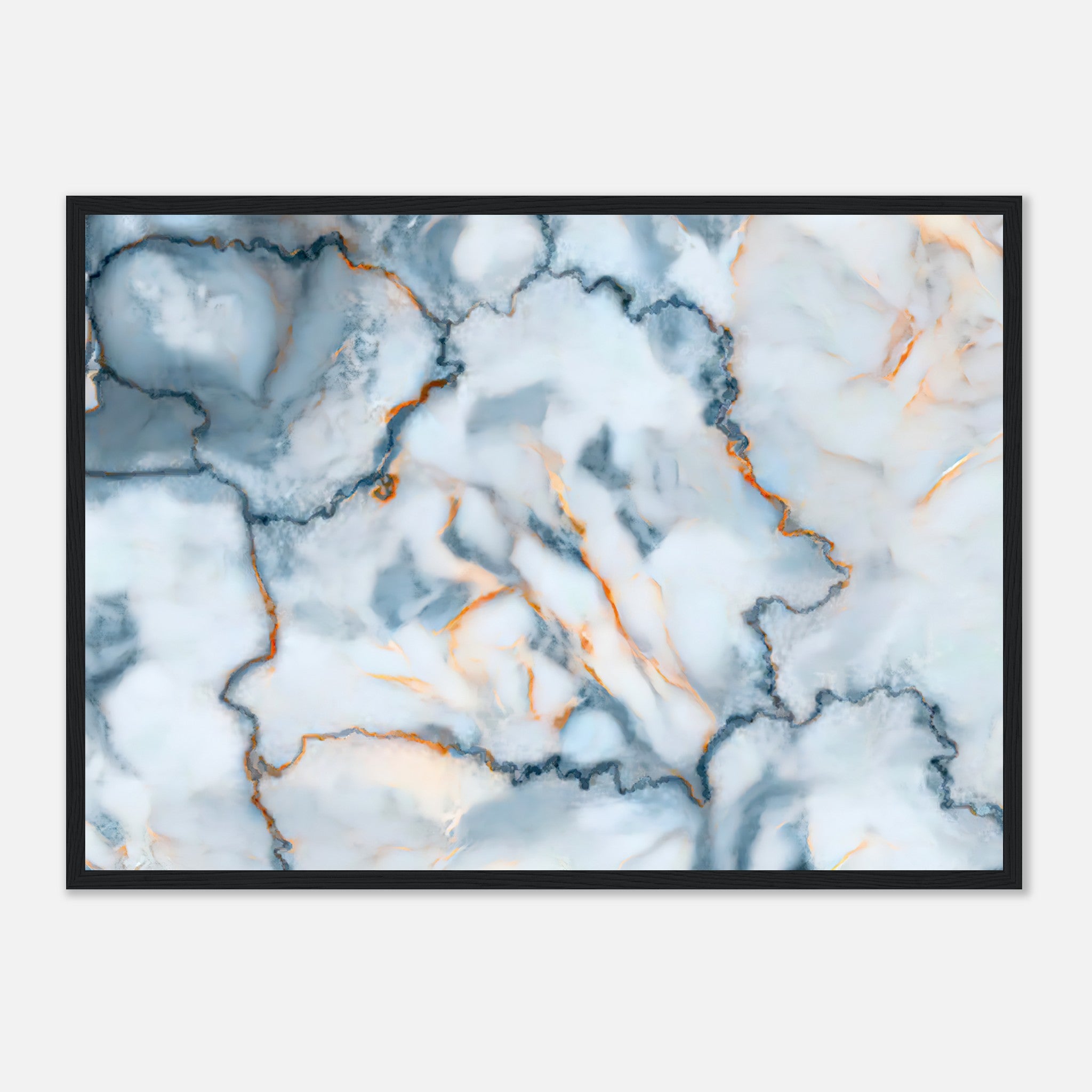 Belarus Marble Map Poster