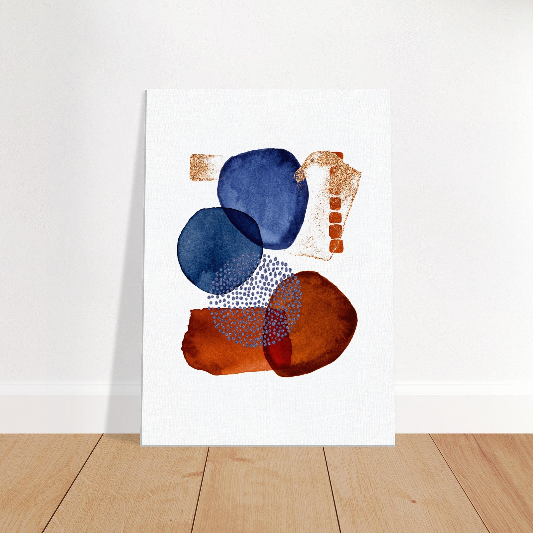 Abstract Watercolor Shapes 2 Canvas