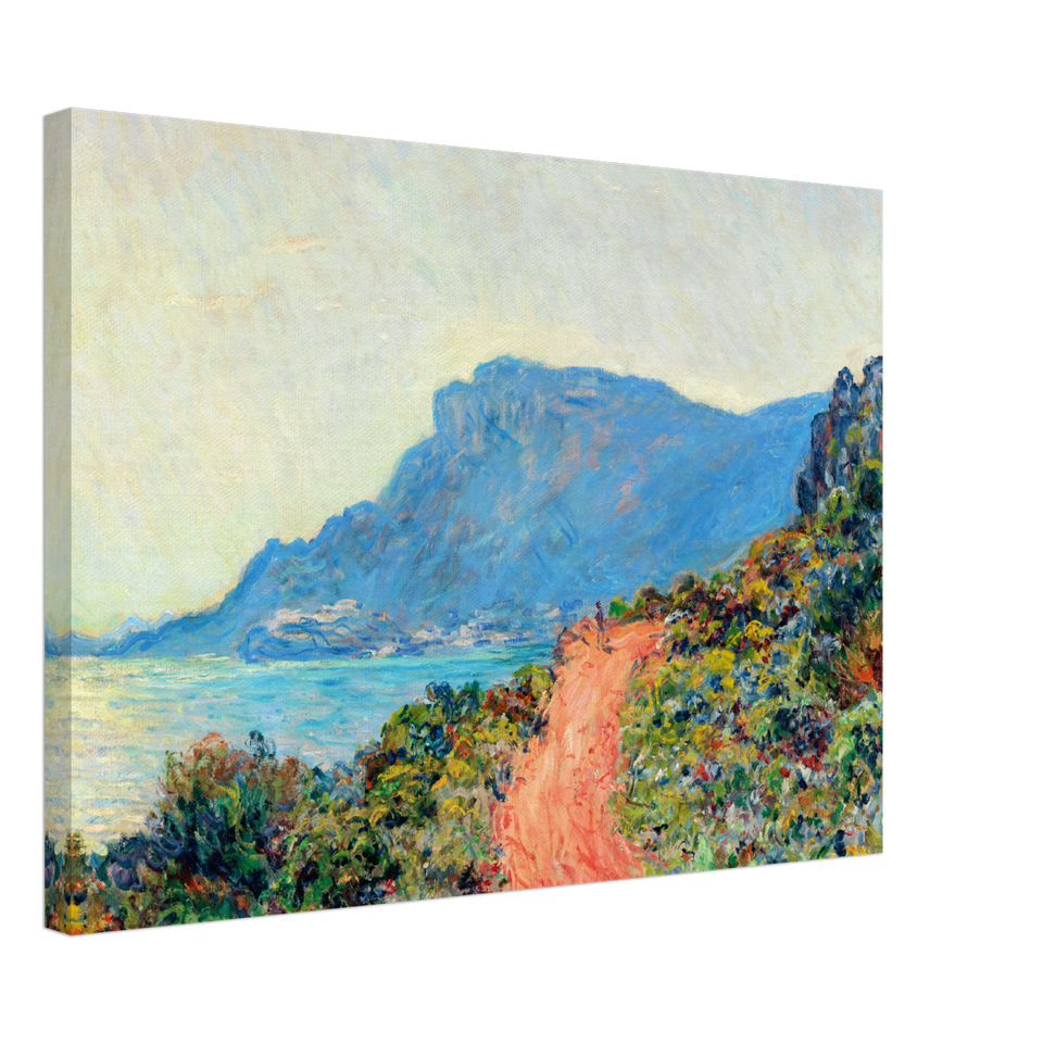 Die Corniche bei Monaco (1884) Leinwand