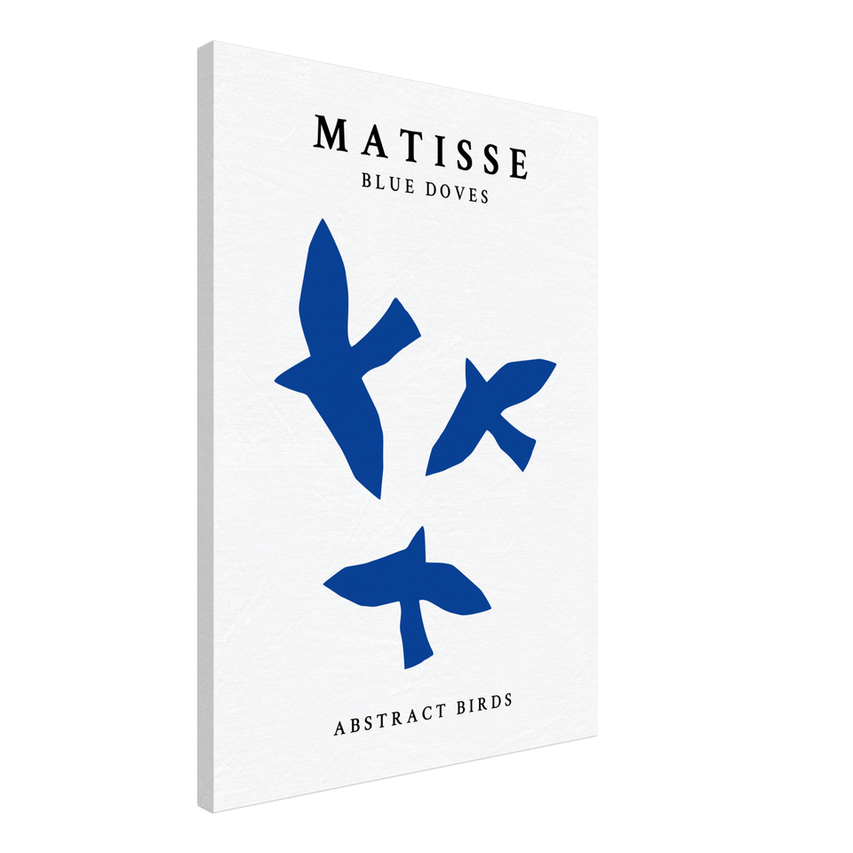 Matisse Abstrakt Blaue Tauben Leinwand