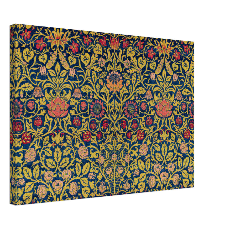 Violetand Columbine Pattern (1883) Canvas