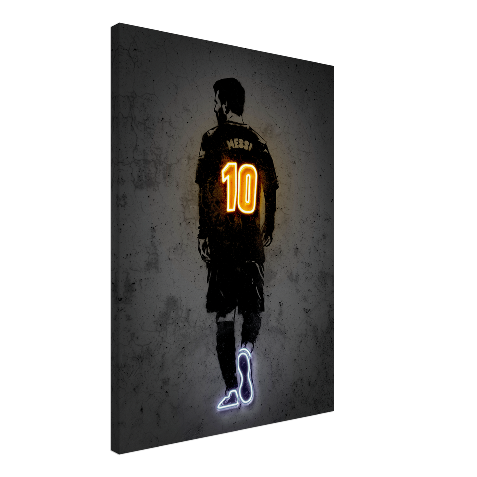 Messi-Leinwand