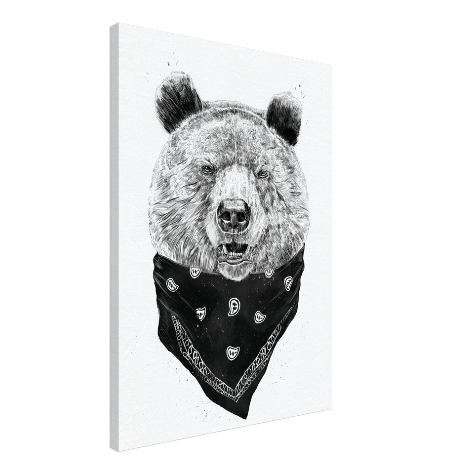 Wild Bear Canvas