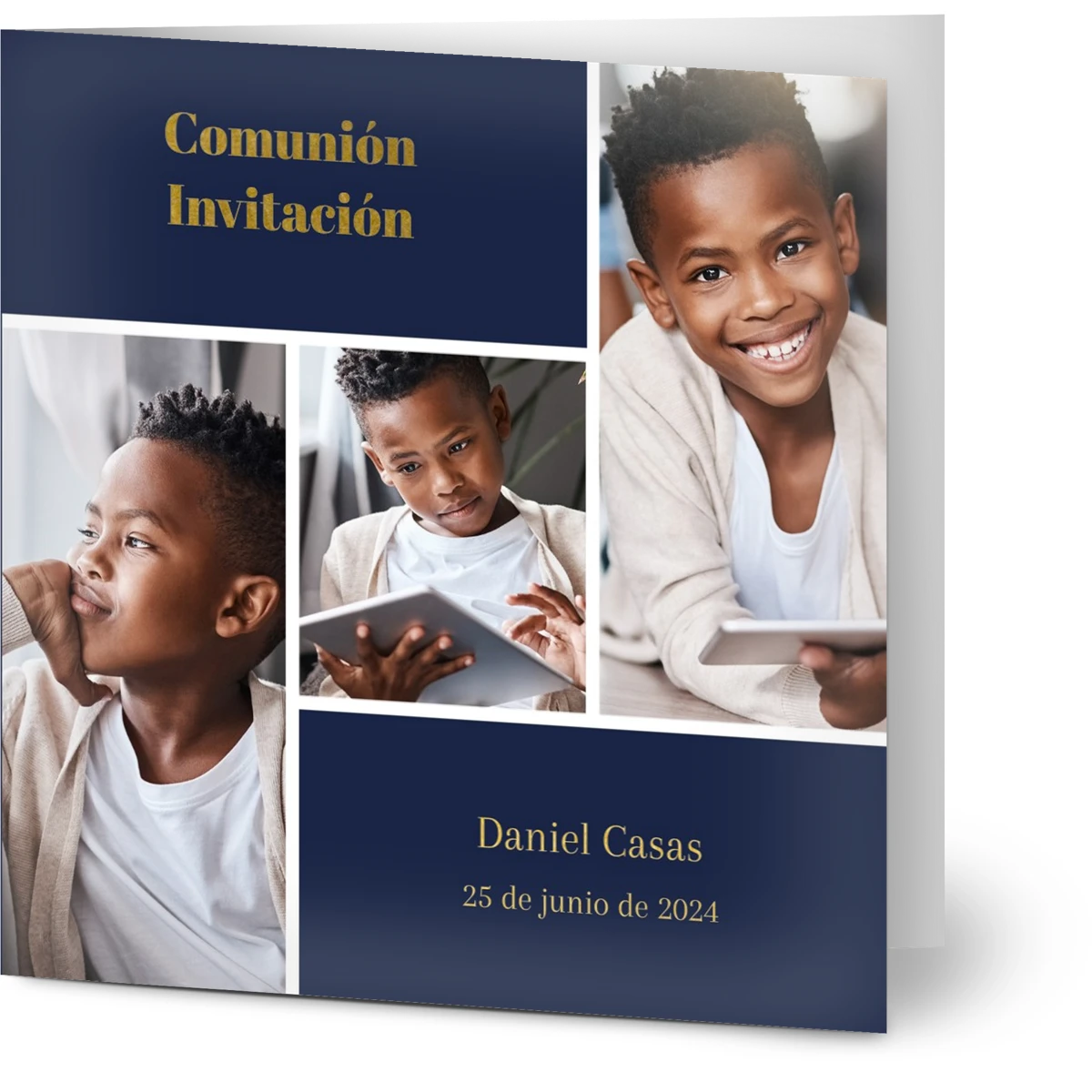 Invitaciones de Comunión para Niños