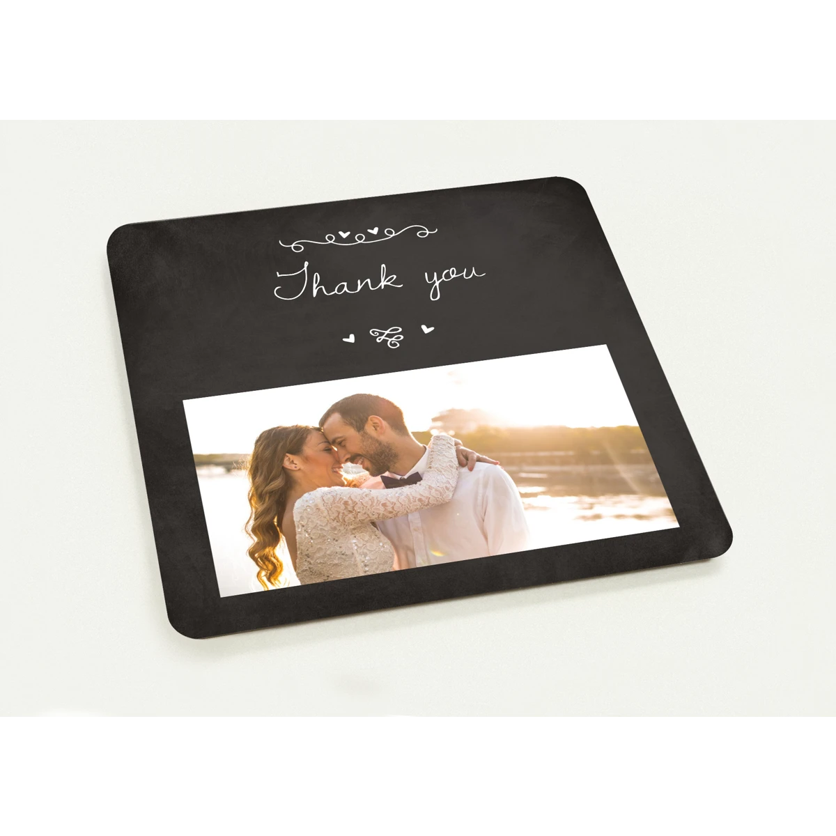 Chalkboard Wedding Thank You Cards