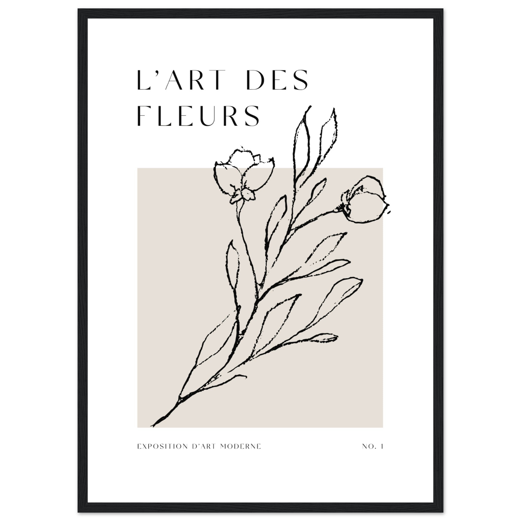 Art des Fleurs No. 1 Poster