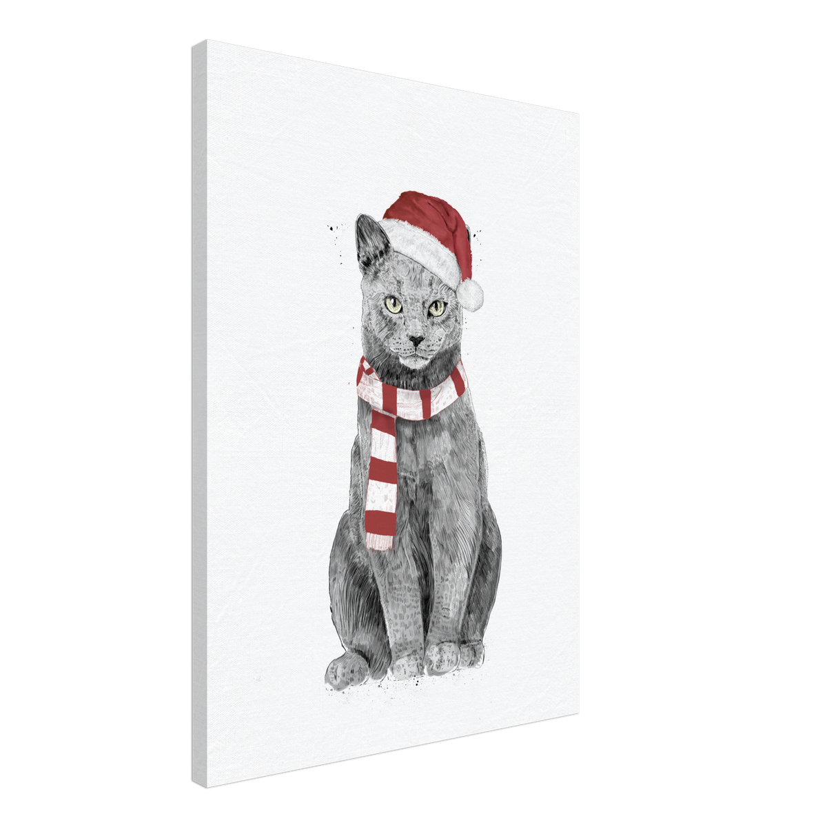 Xmas Cat Canvas