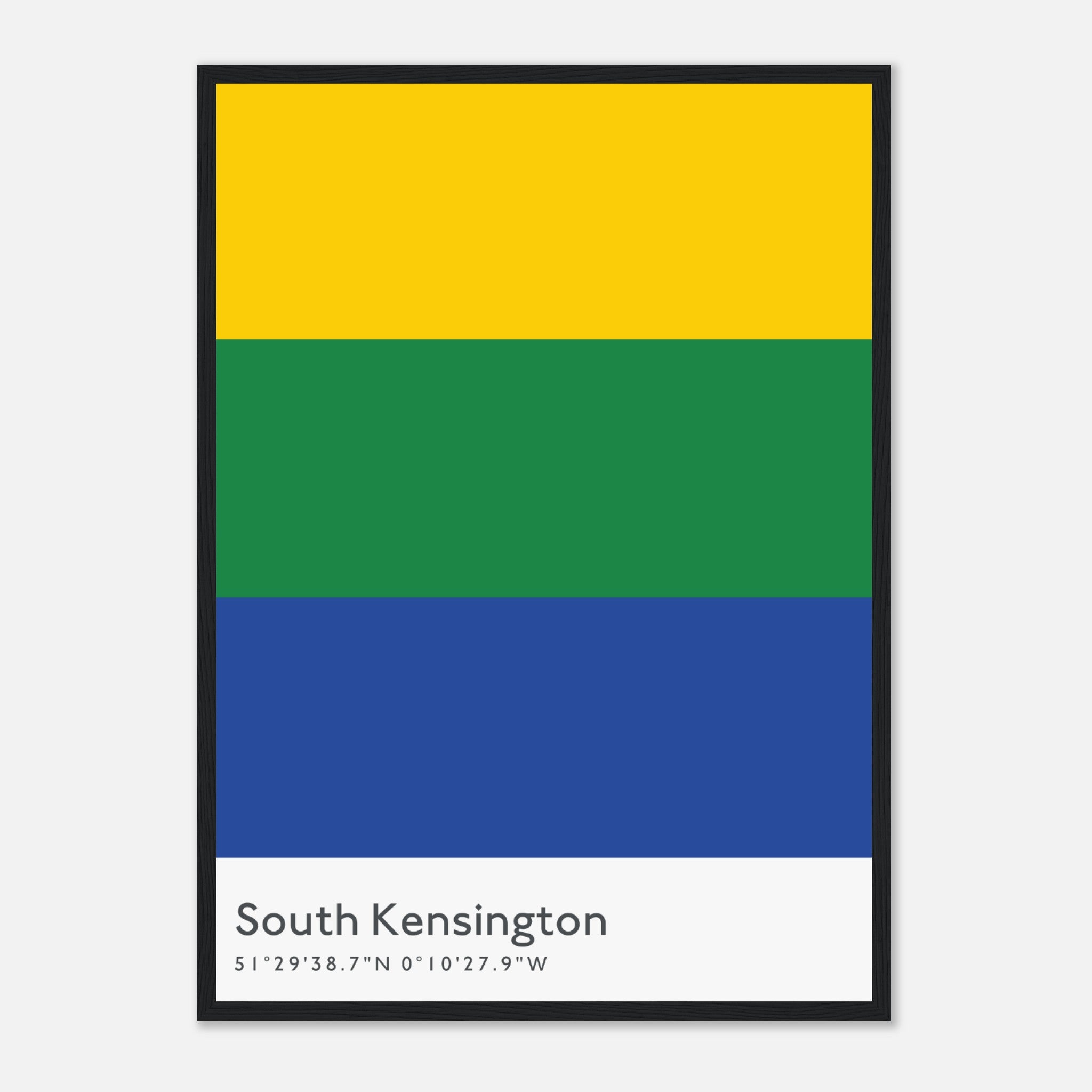 Underground South Kensington Poster