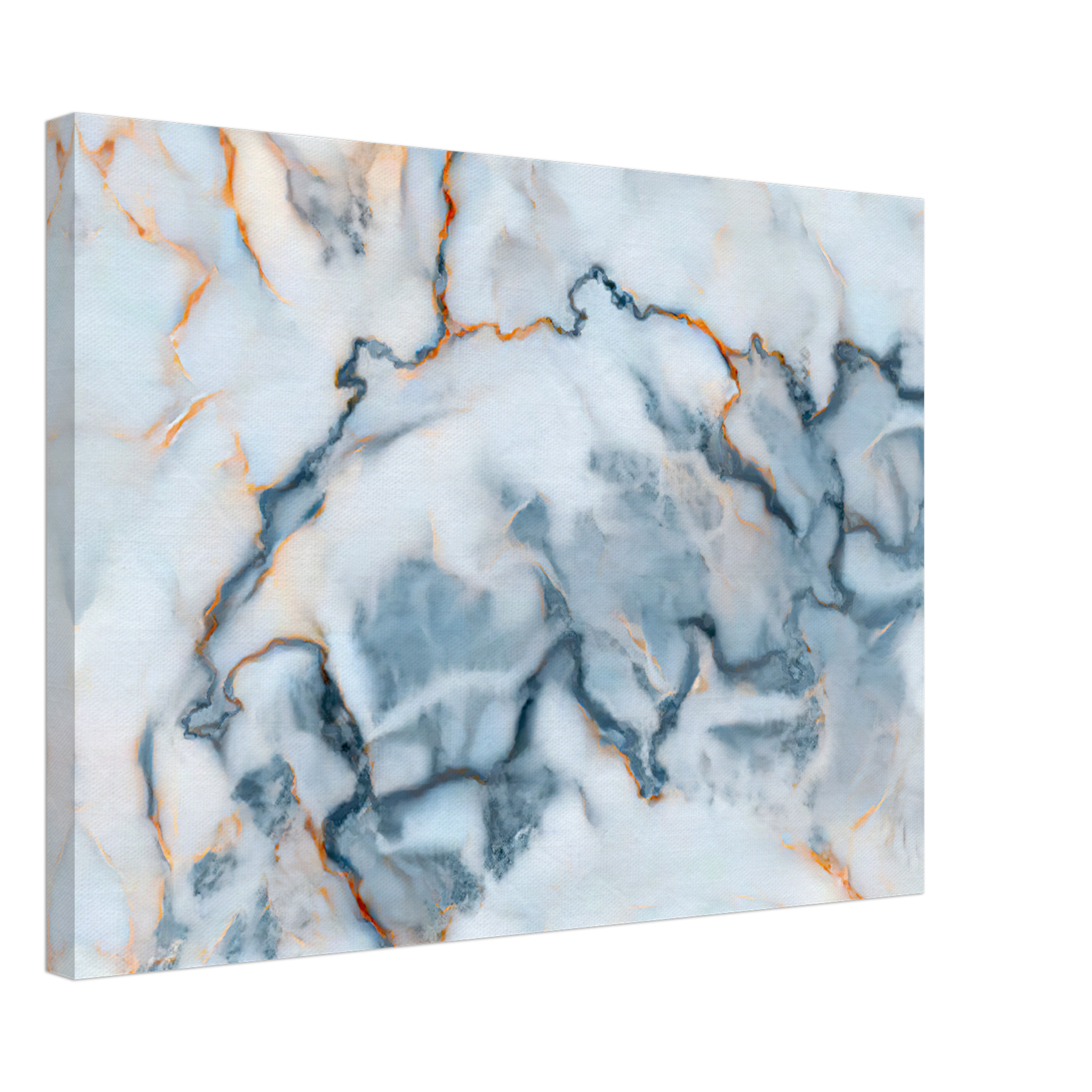 Switzerland Marble Map Canvas
