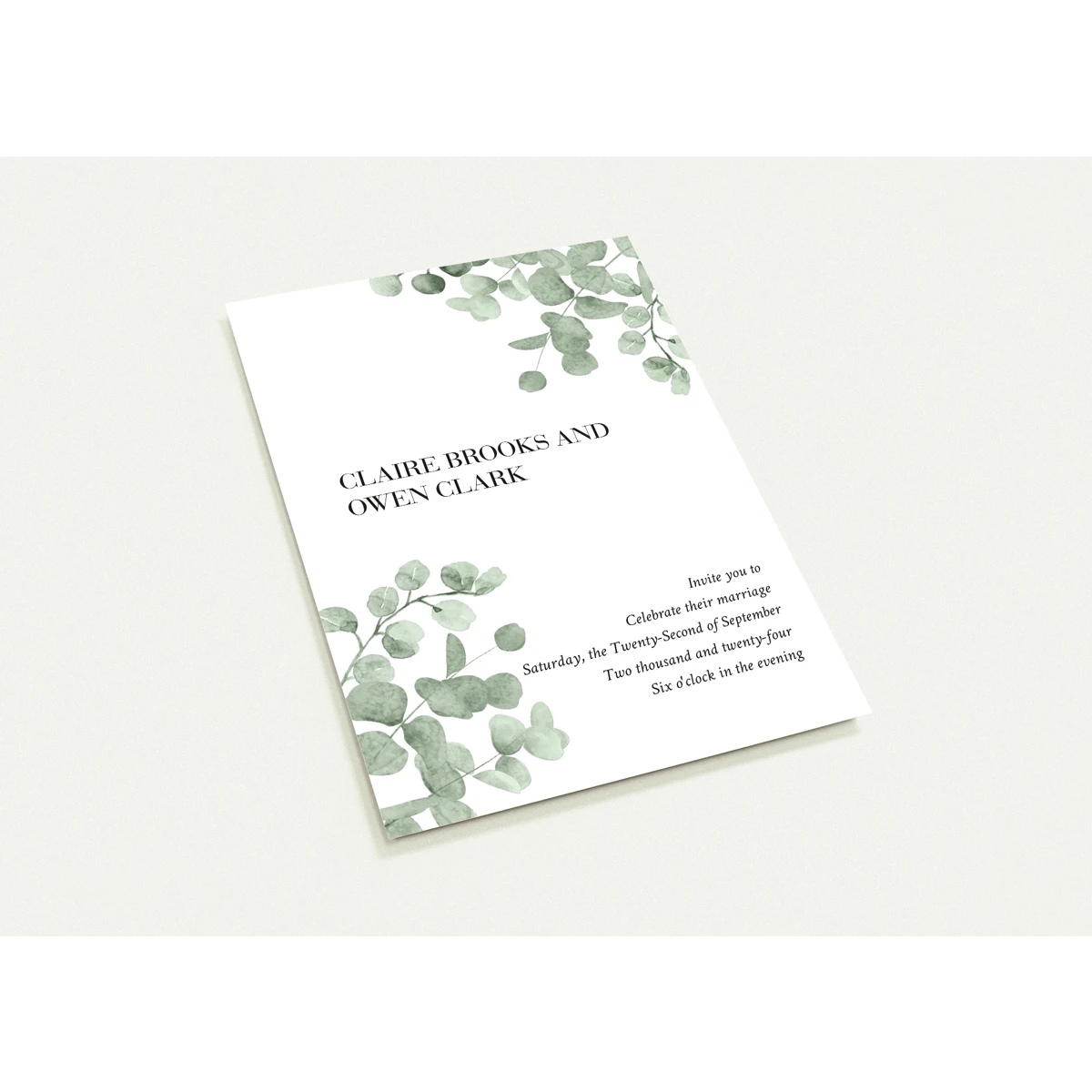 Floral Wedding Invitations