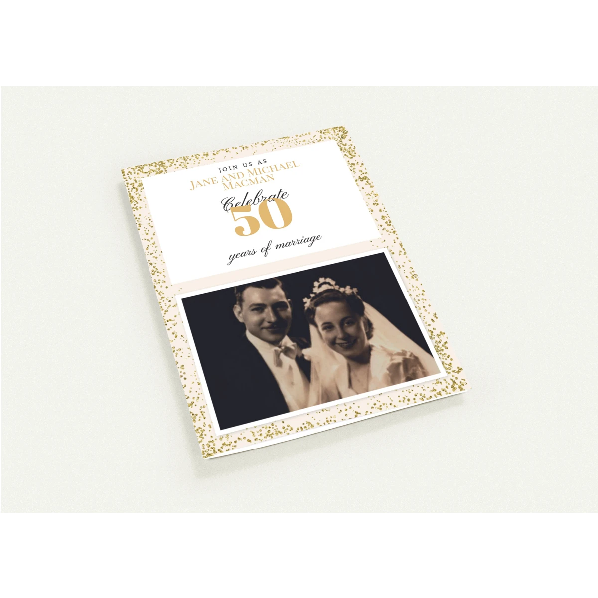 Invitations pour le 50e anniversaire de mariage