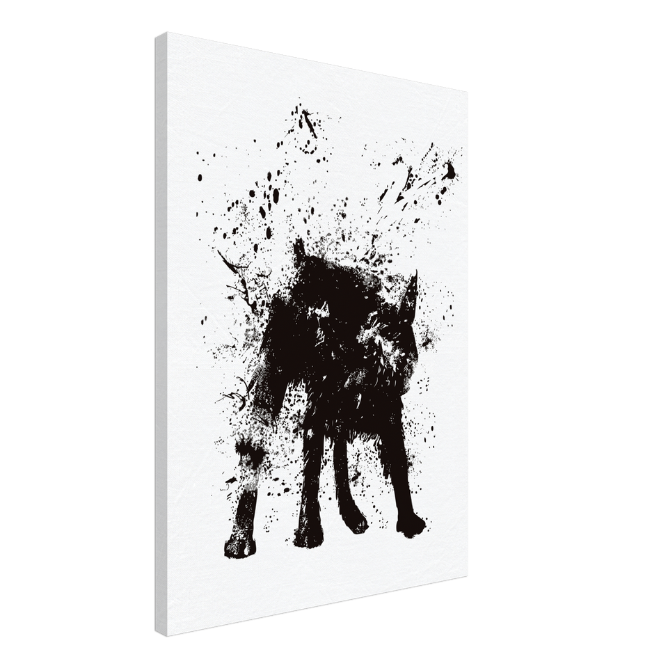 Wet Dog Canvas