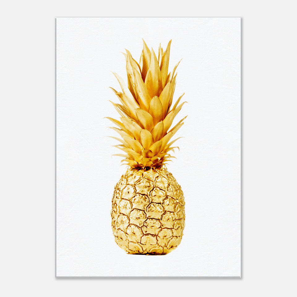 Vergoldete Ananas-Leinwand