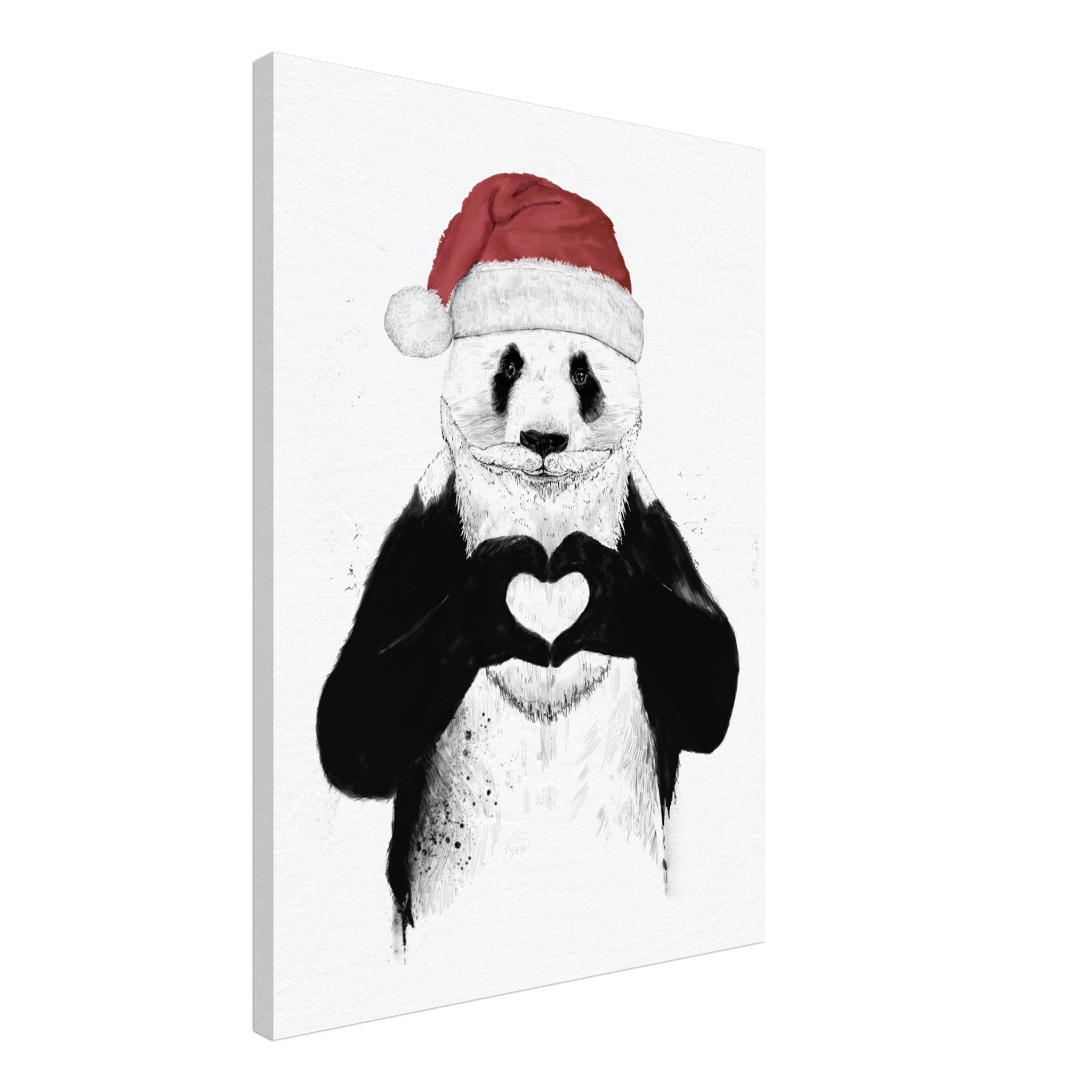 Lienzo Papá Noel Panda