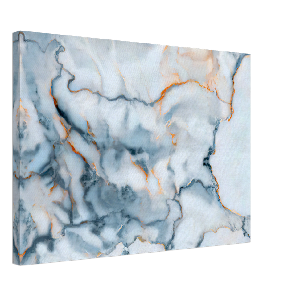 Bulgaria Marble Map Canvas