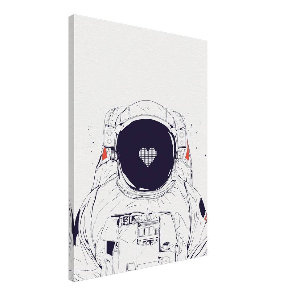 Astronaut Love Canvas