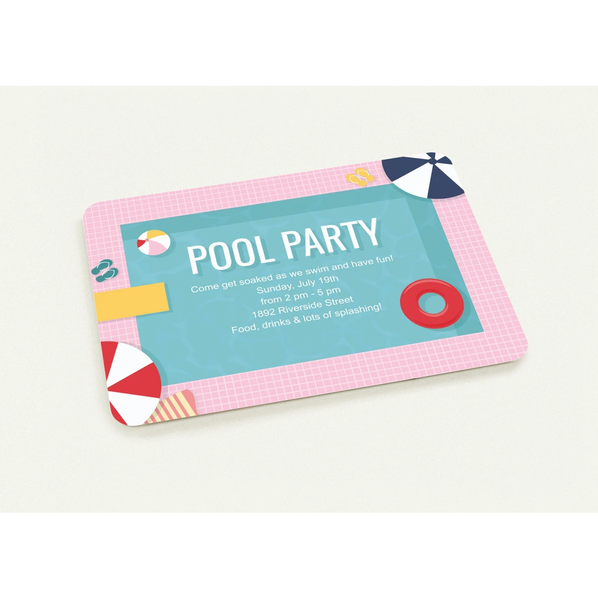 Summer Party Invitations