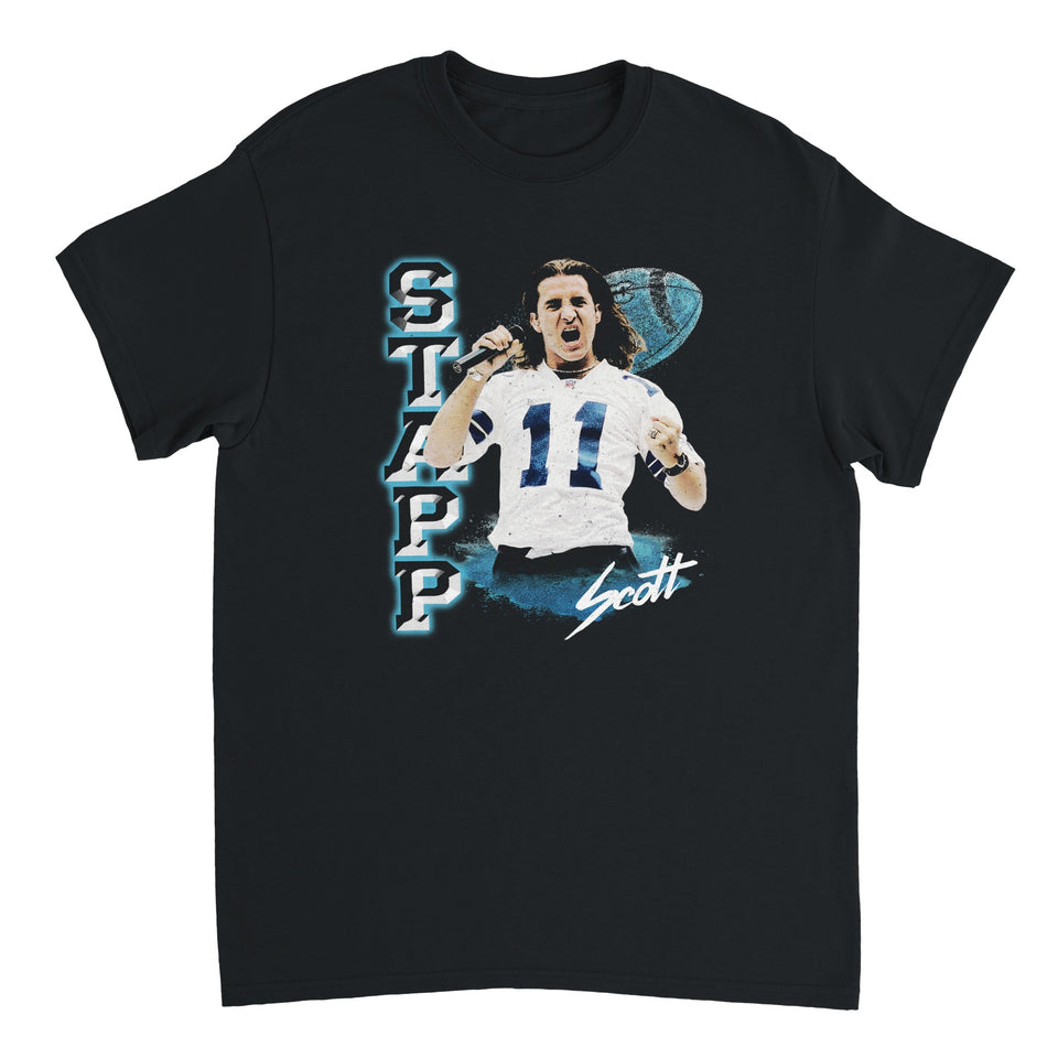 Scott Stapp Dallas Cowboys Thanksgiving Day Performance 90'er fodbold T-shirt