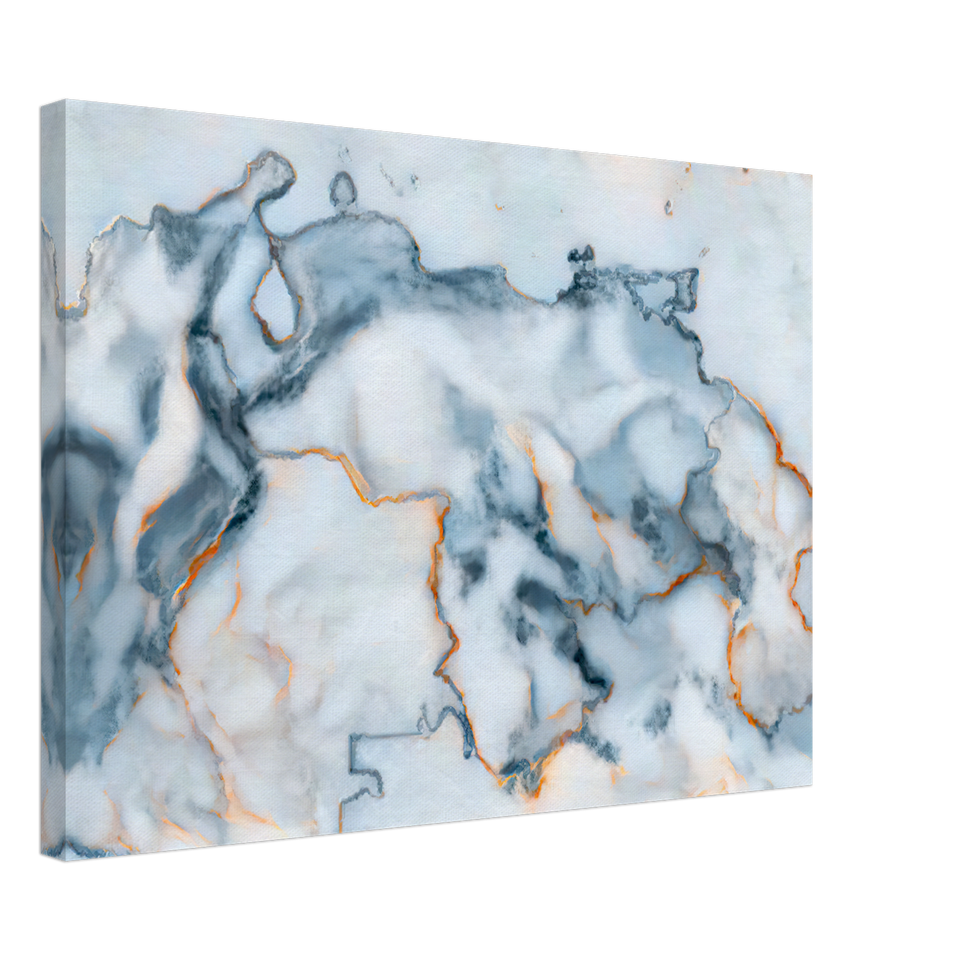 Venezuela Marble Map Canvas