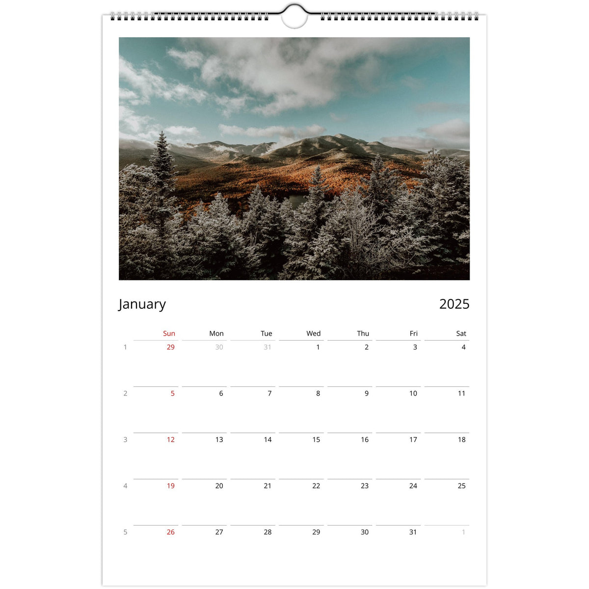 Custom Photo Calendars for 2025