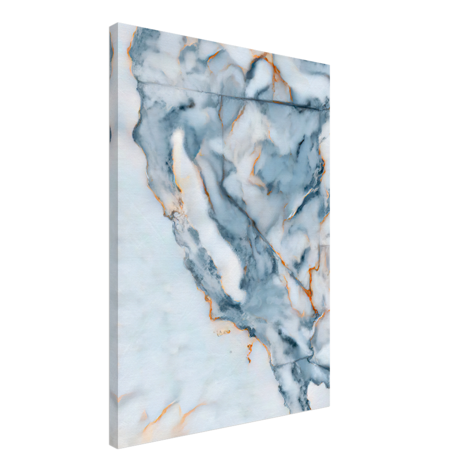 California Marble Map Canvas