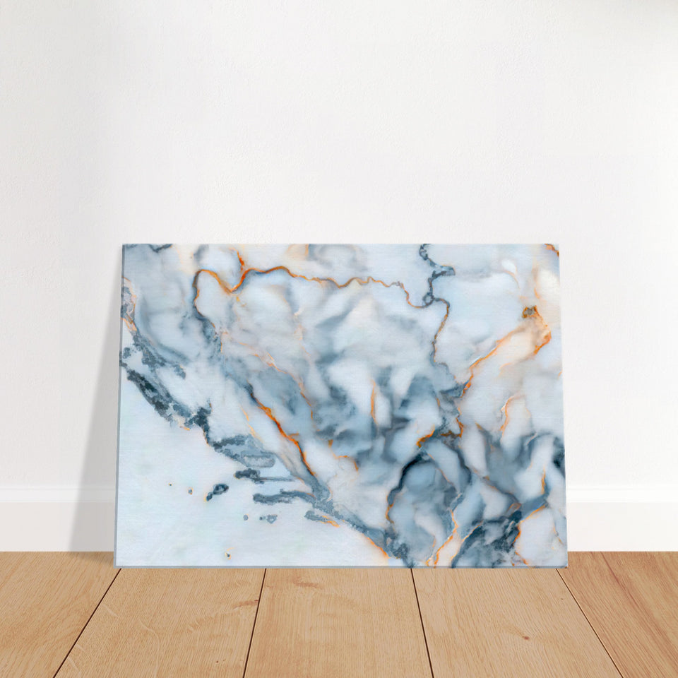 Bosnia Marble Map Canvas