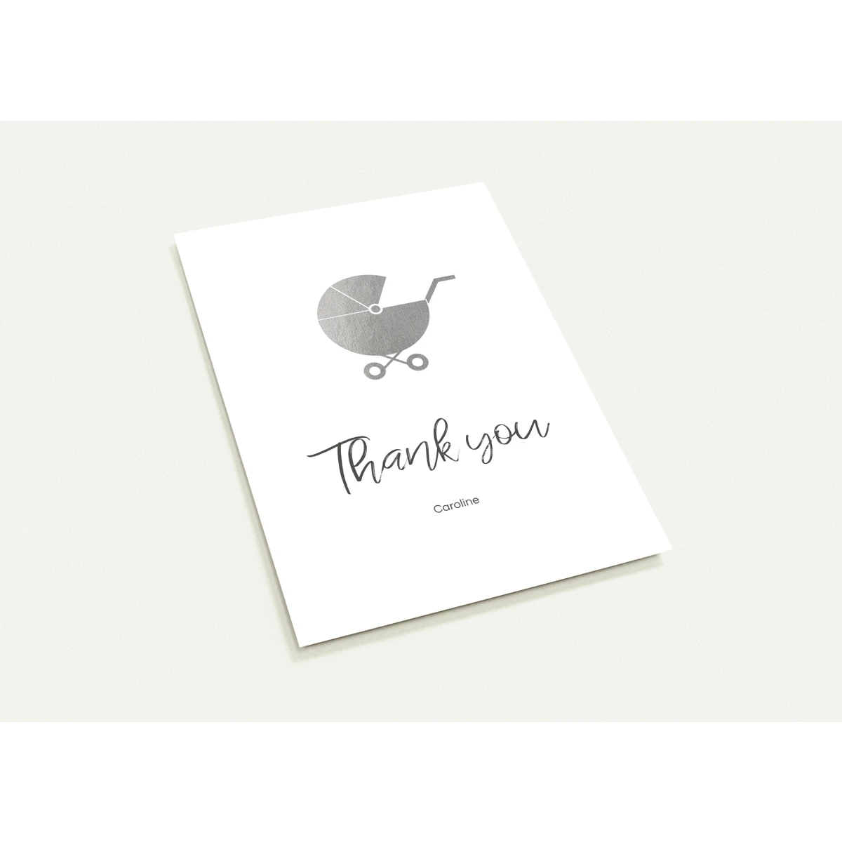 Christening Thank You Cards No photo