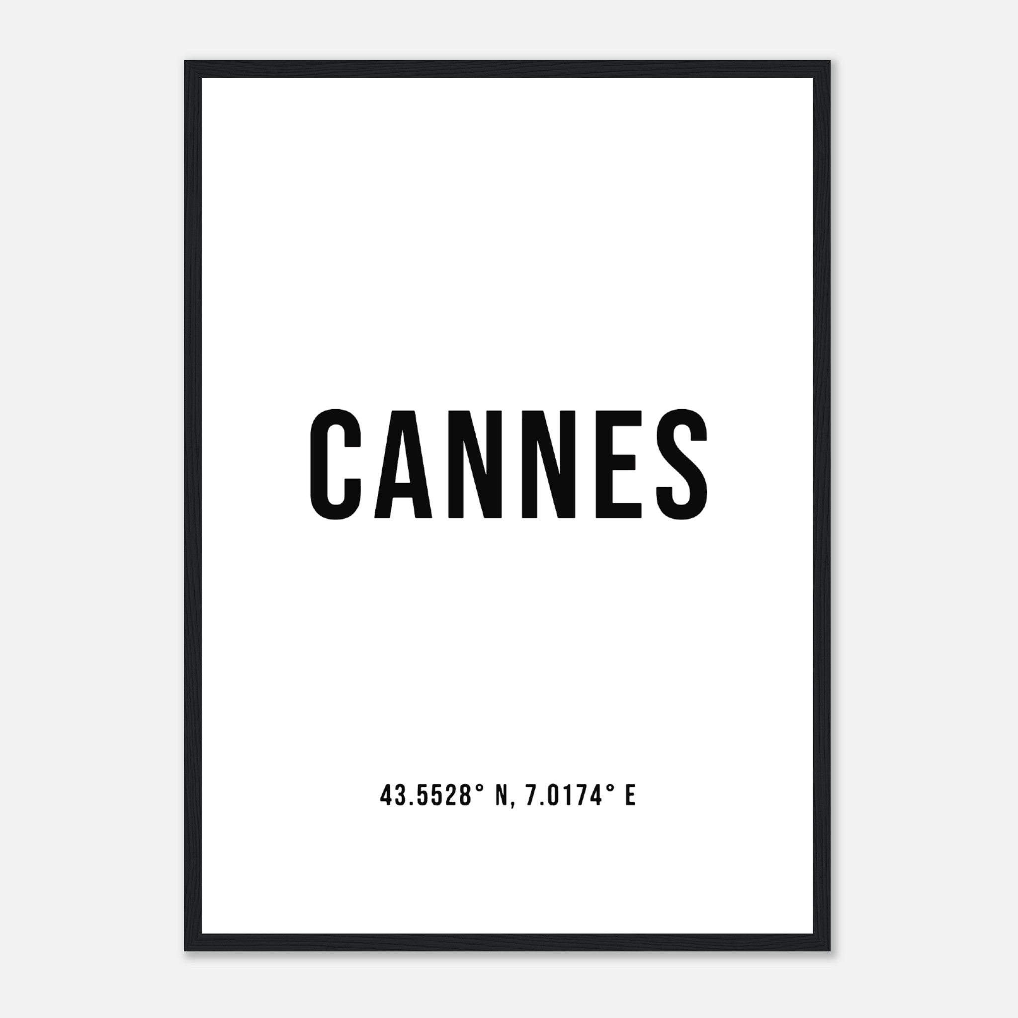 Simple Coordinates Cannes 1 Poster