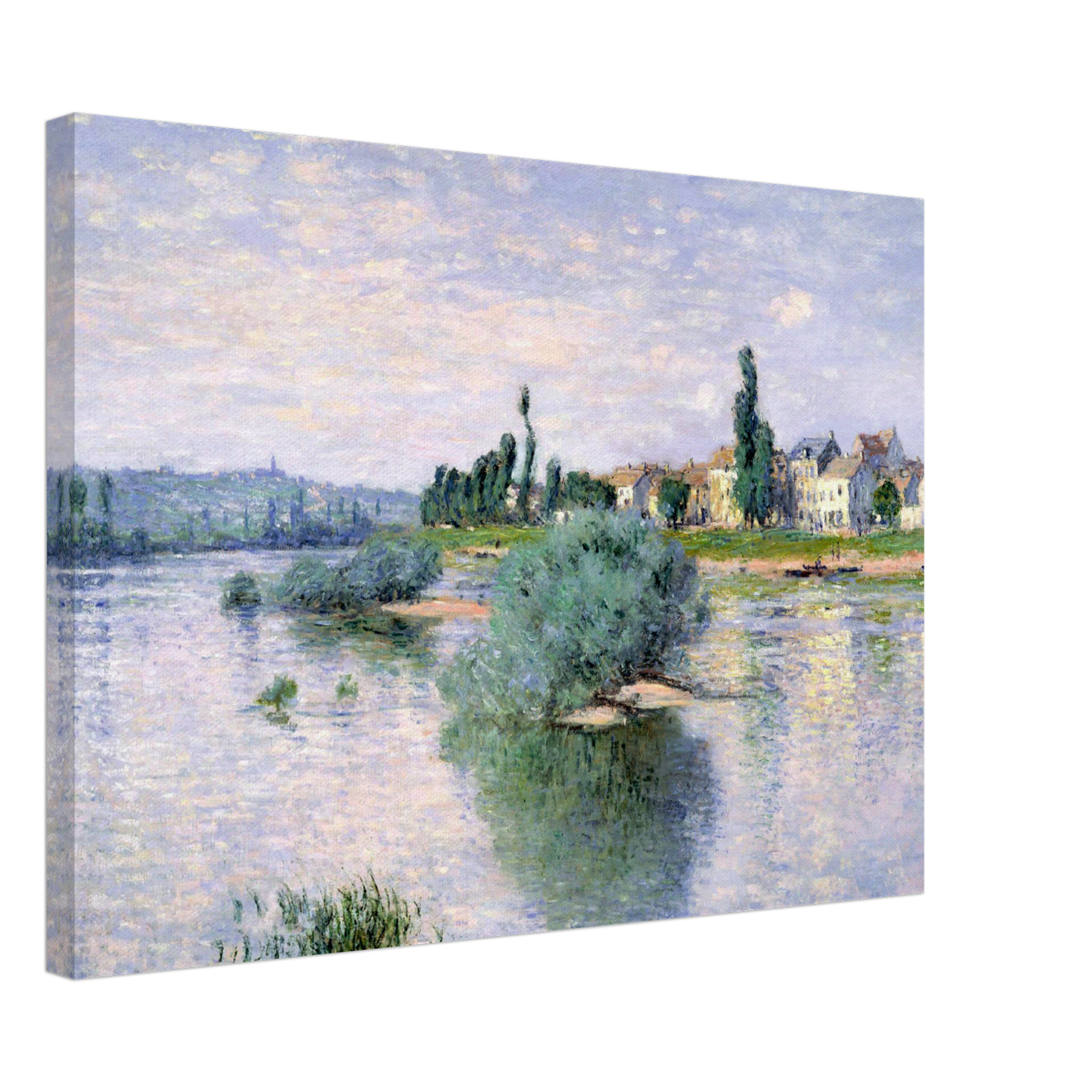 The Seine At Lavacourt (1880) Canvas