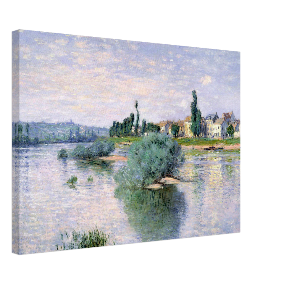 The Seine At Lavacourt (1880) Canvas