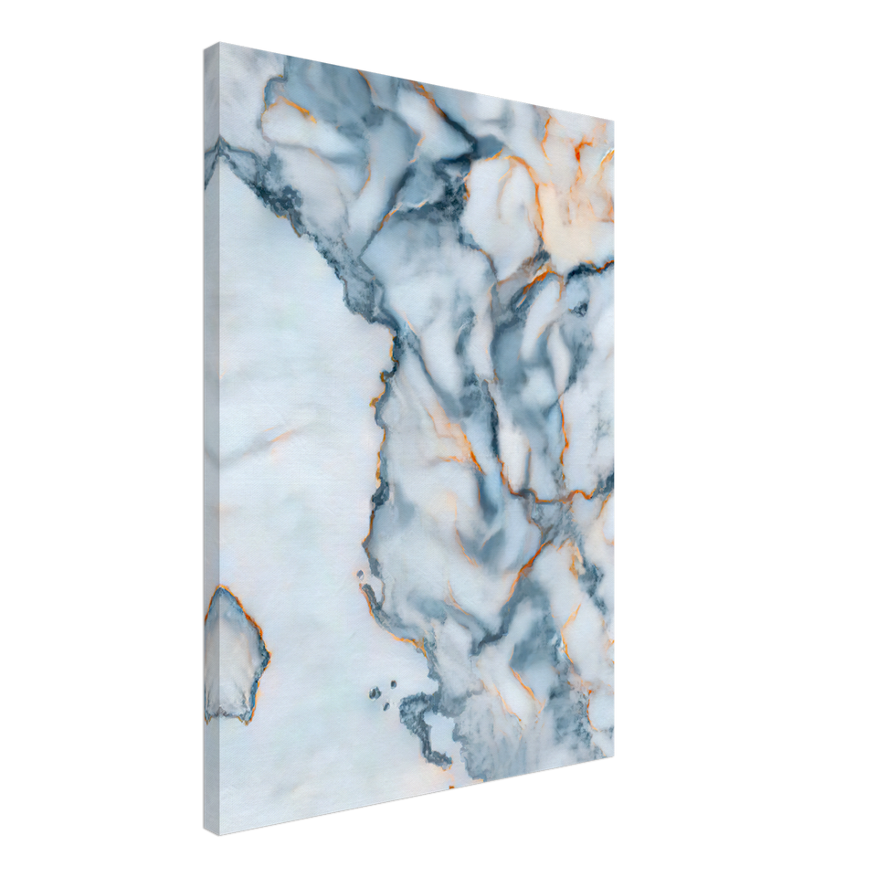 Albania Marble Map Canvas