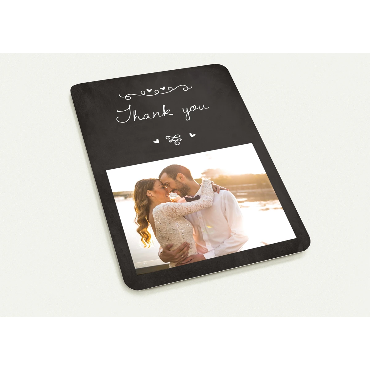 Chalkboard Wedding Thank You Cards