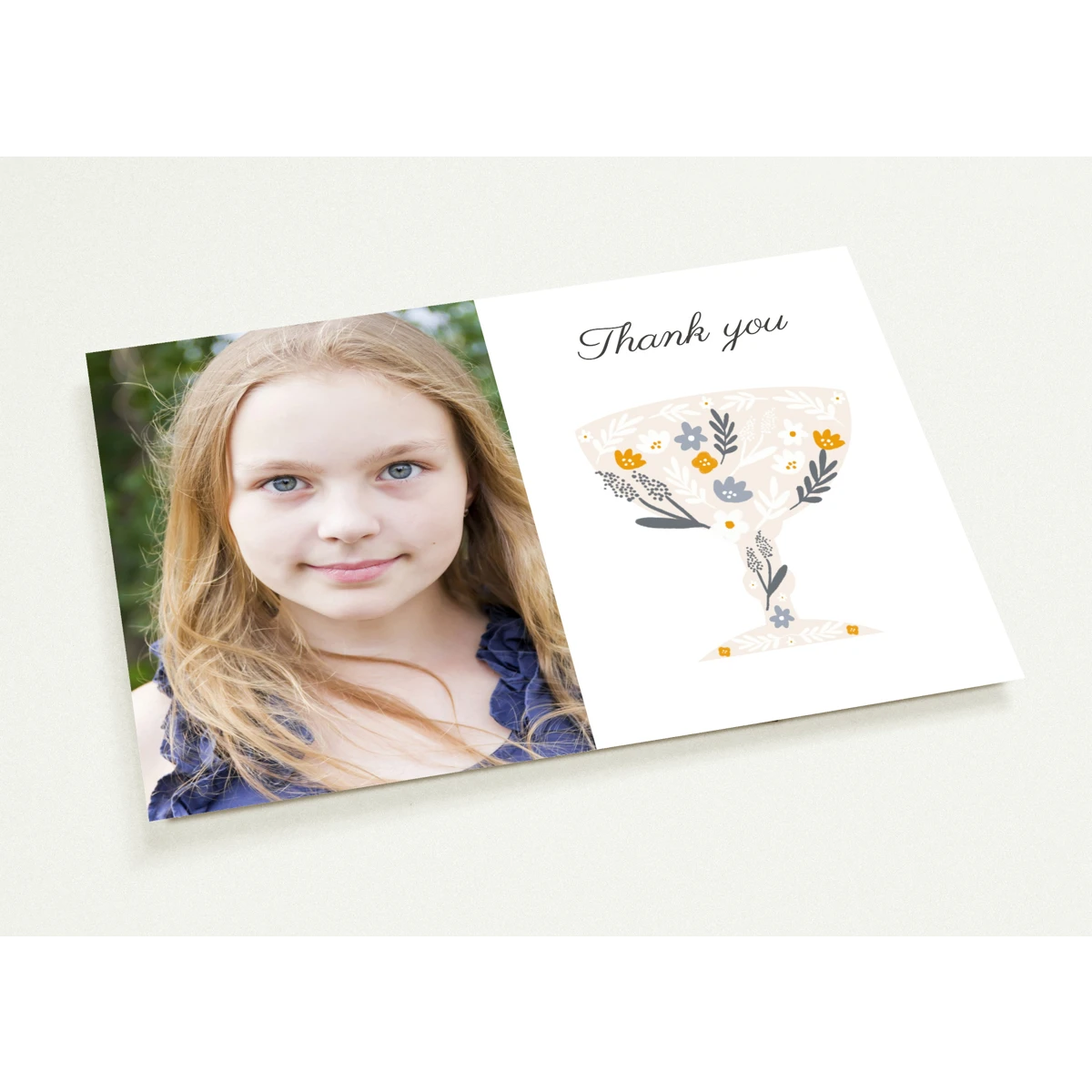 Communion Thank You Cards Girl