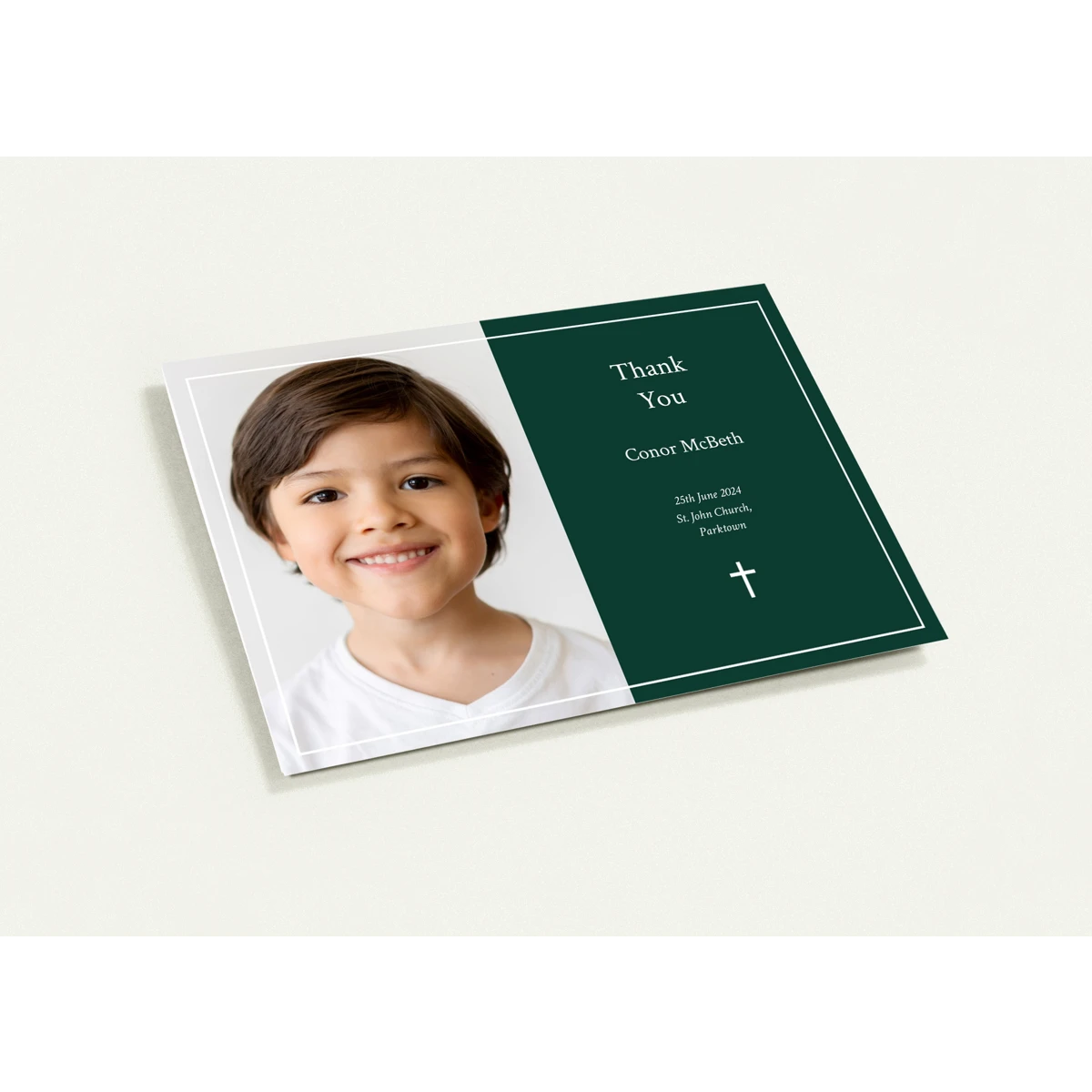 Communion Thank You Cards Boy