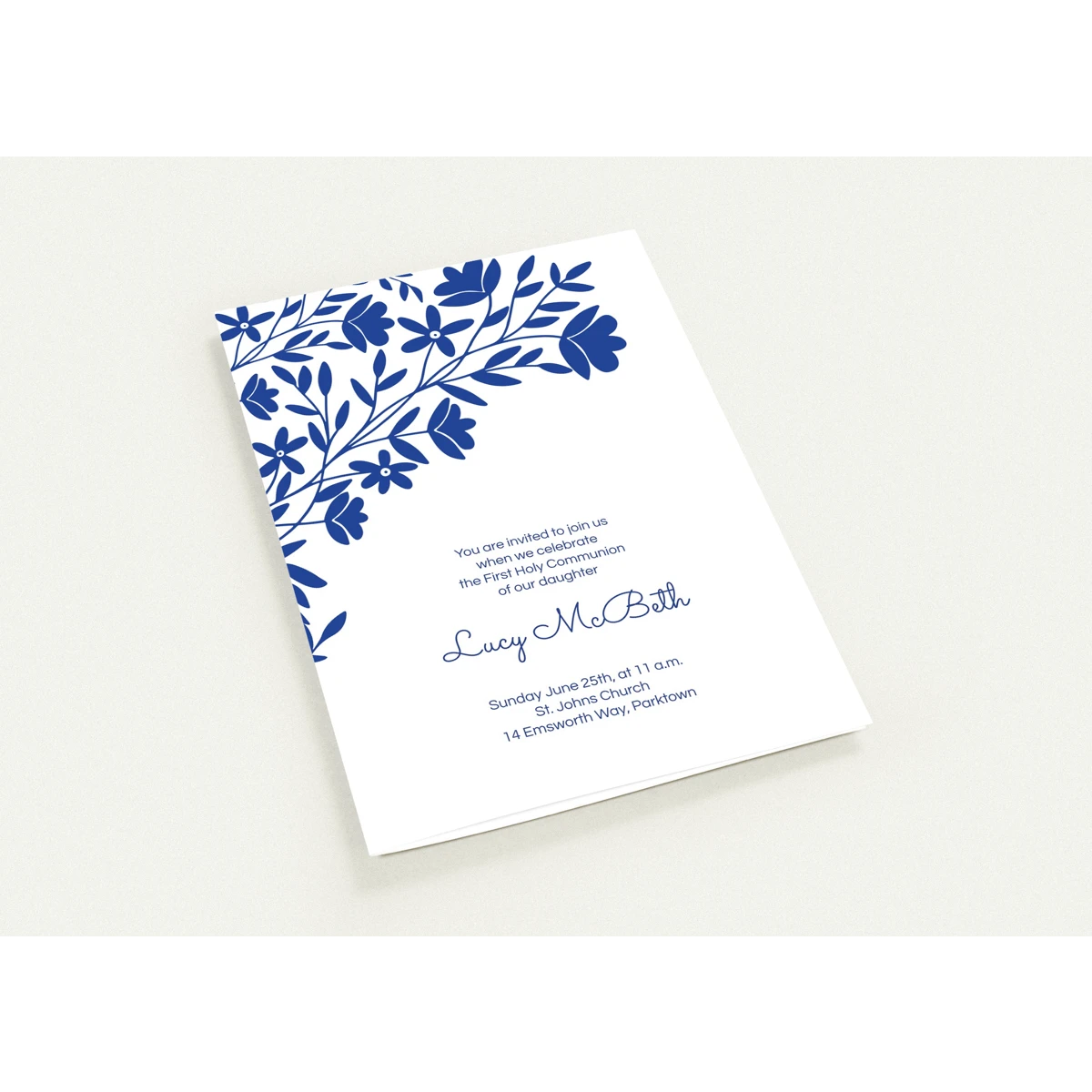 Communion Invitations With photo