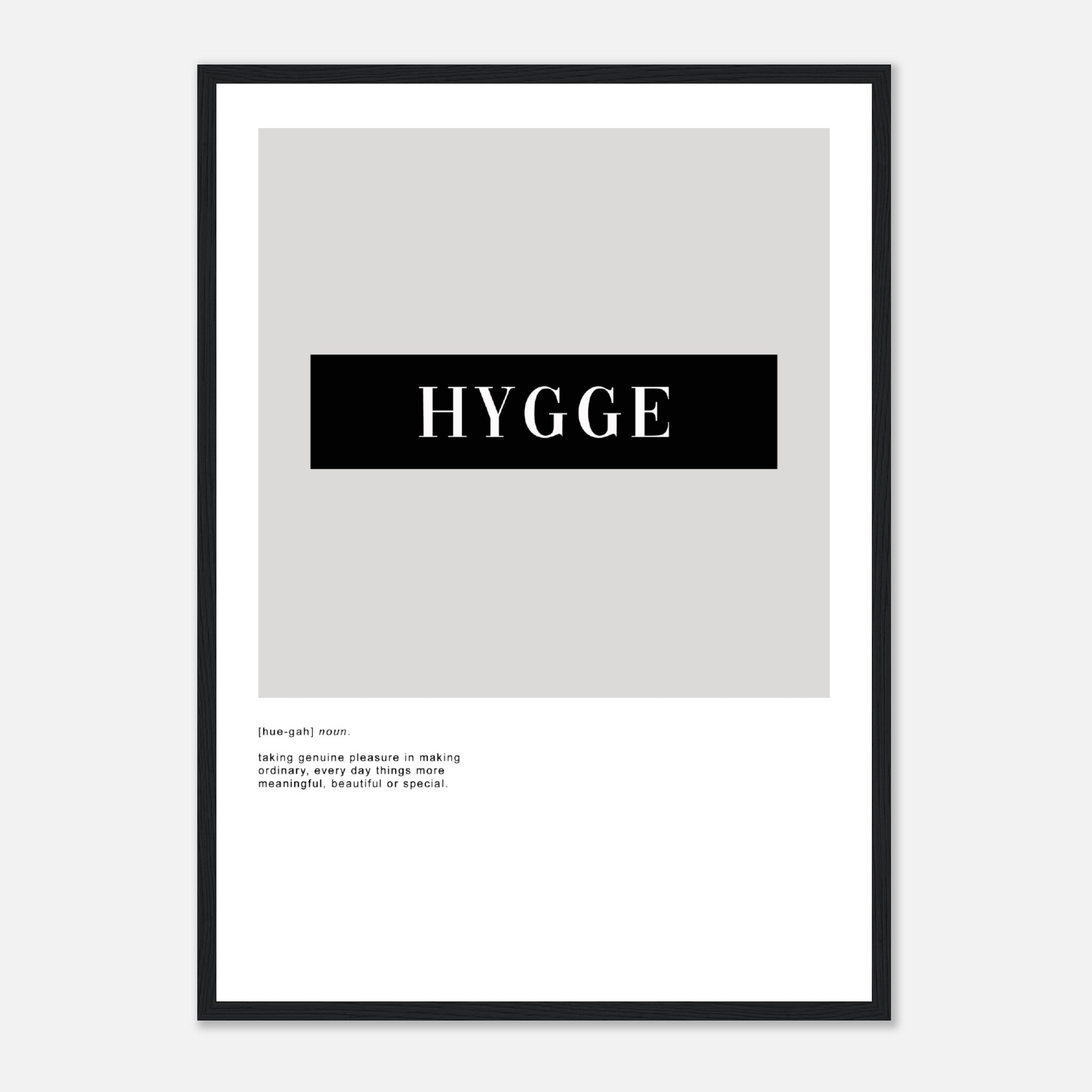 Definición de Hygge 1 Póster
