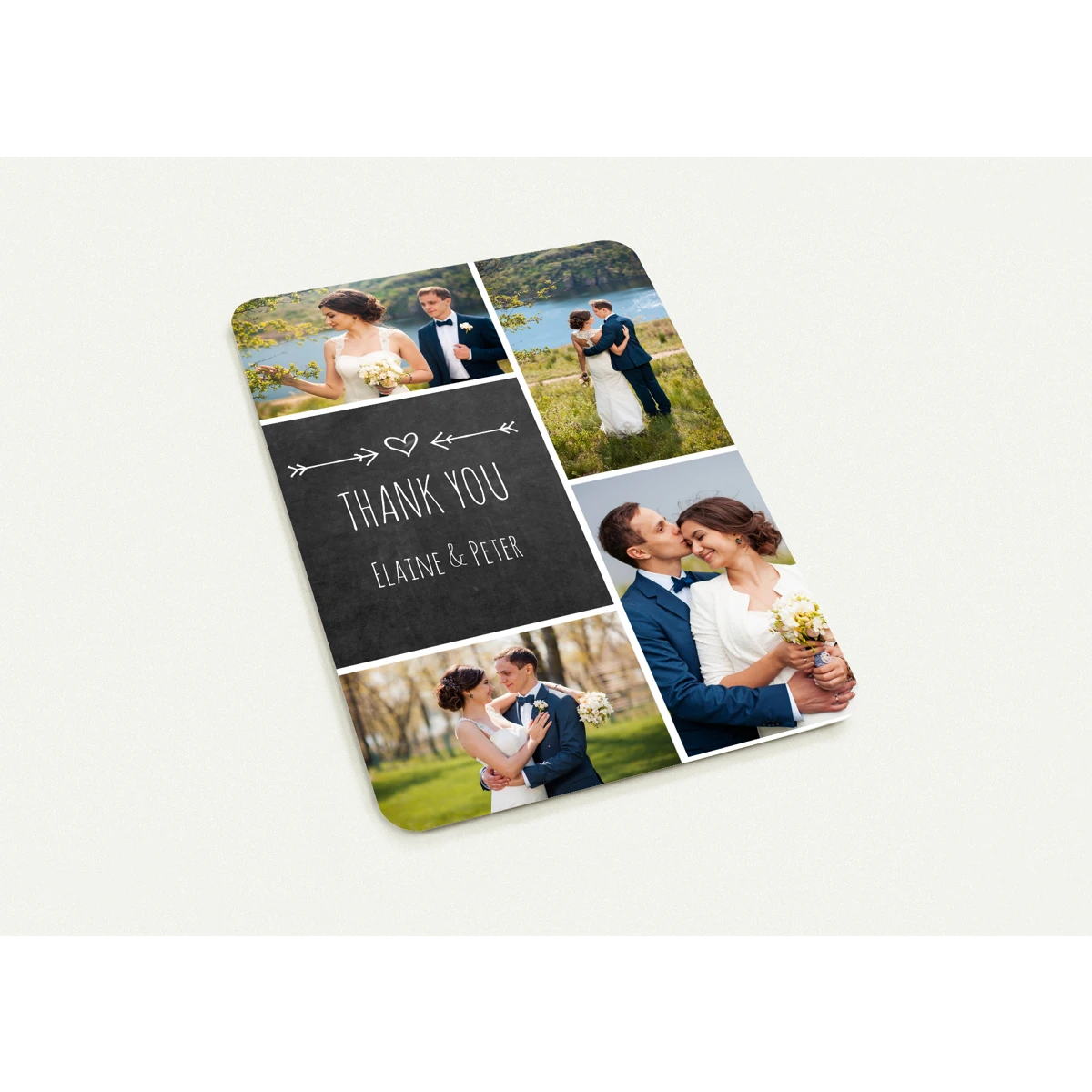 Chalkboard Wedding Thank You Cards