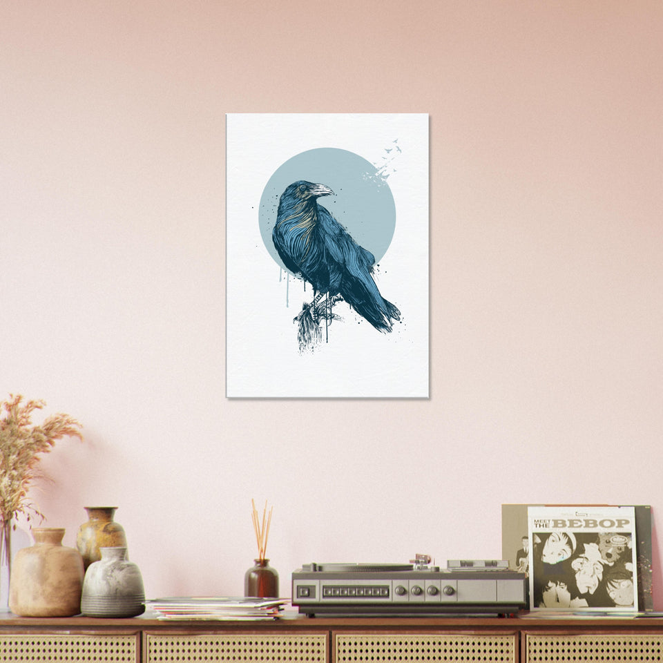 Blue Crow Canvas