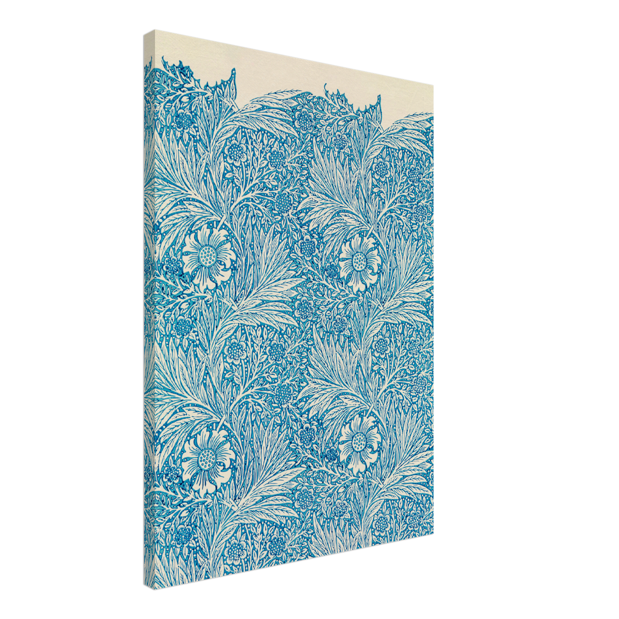 Blue Marigold Canvas